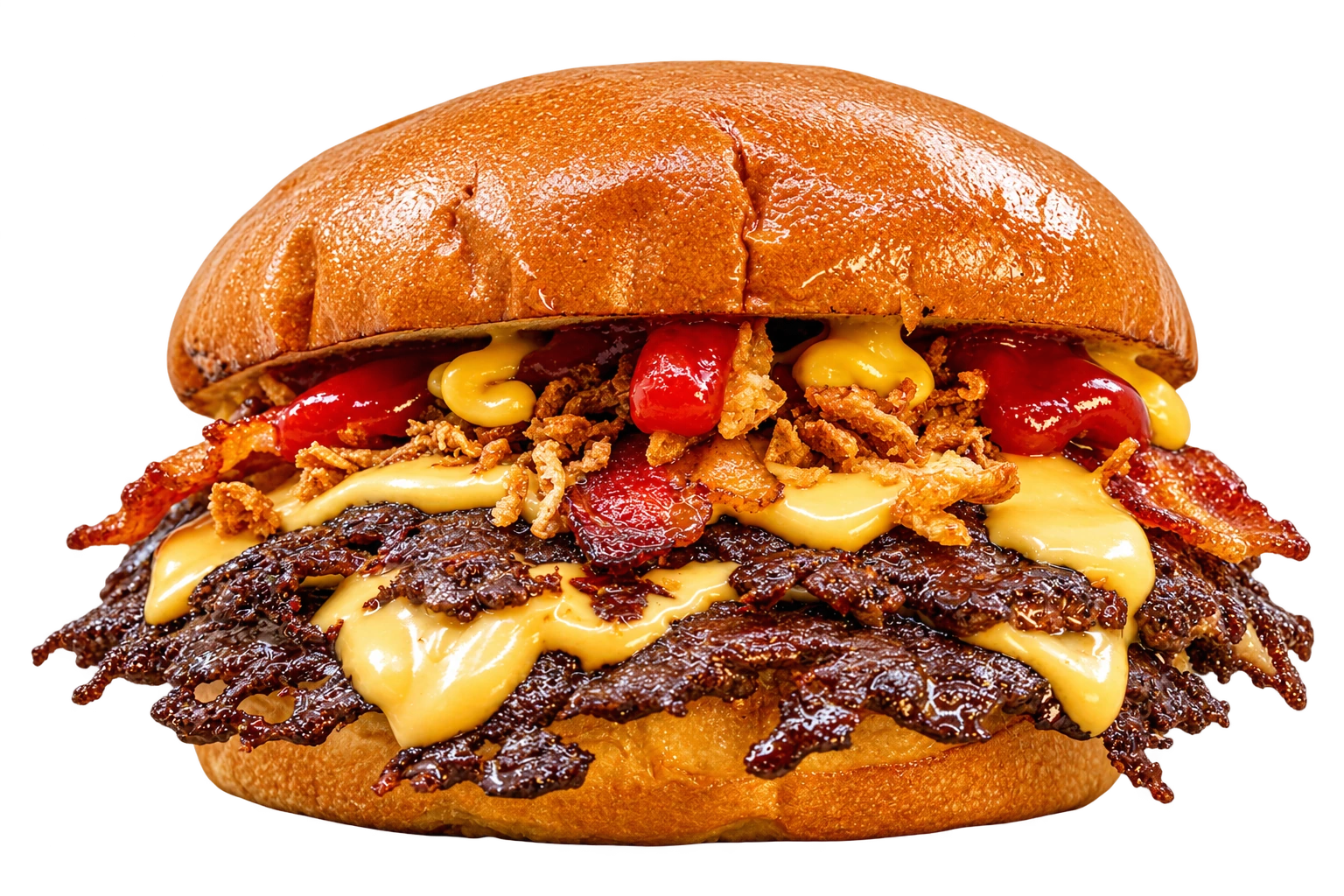 Visual de campaña propuesto de la burger Éxtasis de UFF